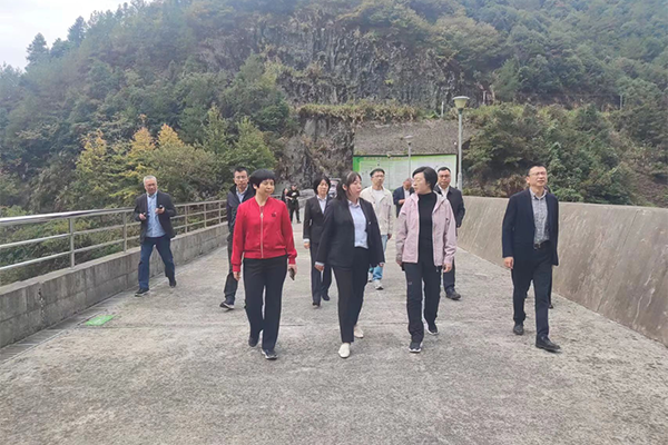 区委副书记、区长张妍一行赴黄村水库调研饮用水水源地保护工作