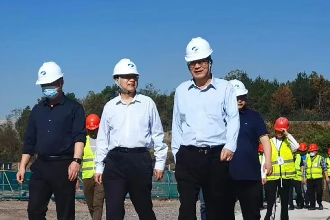 中国水务副总经理徐俊成一行赴公司开展安全生产检查