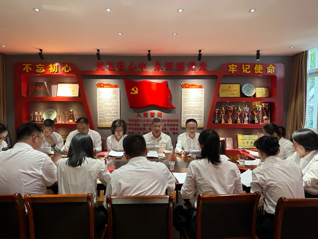 公司党委召开理论学习中心组（扩大） 会议暨党纪学习教育专题学习会
